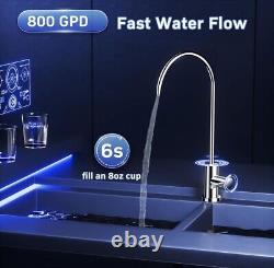 Reverse Osmosis System Water Filter (800GPD) Under Sink Water Purifier