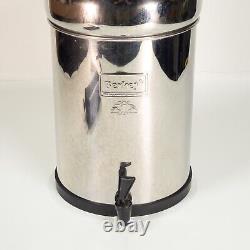 Royal Berkey Water Filter System 3.25 Gallons With Two Black Filters Great Shape