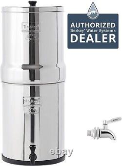 Royal Berkey Water Filter System with 2 Black Elements -NEW + STAINLESS SPIGOT