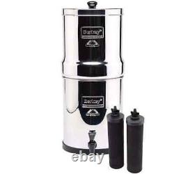 Royal Berkey Water Filter System with 2 Black Elements -NEW + STAINLESS SPIGOT