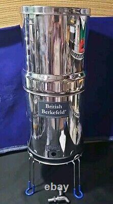 SS Big Berkey Water Filtration British Berkefeld, Spigot, Washers & Stand