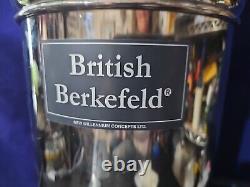 SS Big Berkey Water Filtration British Berkefeld, Spigot, Washers & Stand