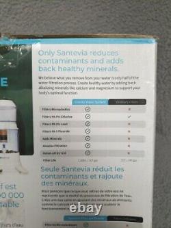 Santevia Gravity Water System Mineralized Alkaline Water Fluoride Removal Filter