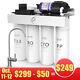 SimPure 400 GPD UV Reverse Osmosis RO Water Filter Purification System Tankless