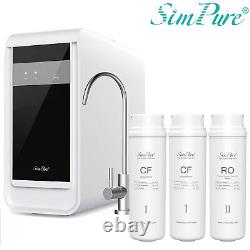 SimPure Q3-600GPD 7 Stage RO Reverse Osmosis System Purifier 1-Year Water Filter