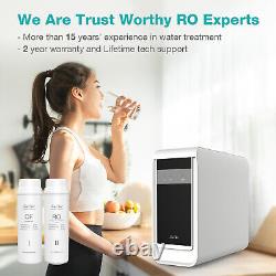 SimPure Q3-600G 7 Stage Reverse Osmosis Tankless RO Water Filter System Purifier
