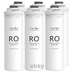 SimPure T1-400UV RO System Water Filter 400GPD RO Cartridges Replacement 1-6Pack