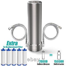 SimPure V7 5 Stage Under Sink Water Filter System 20,000 Gallons +5Filters