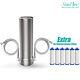 SimPure V7 5 Stage Under Sink Water Filter System 20,000 Gallons Stainless Steel
