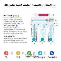 Simpure 5 Stage 75GPD Reverse Osmosis Water Filter System Filtration + 5 Filters