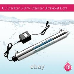 Sterilizer 6 GPM Home Whole House Water Filter Sterilizer Ultraviolet Light