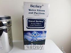 TRAVEL BERKEY 1.5 Gallon Stainless Steel Water Filter Purification System NEW