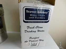 TRAVEL BERKEY 1.5 Gallon Stainless Steel Water Filter Purification System NEW