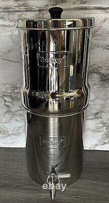 Travel Berkey 1.5 Gallon Gravity Water Filter No Filters Or Stand System ONLY