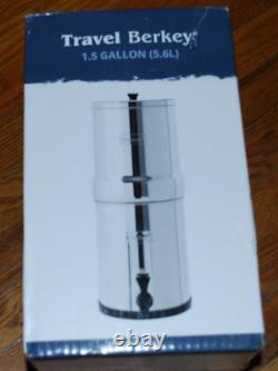Travel Berkey 1.5 Gallon Water Purification System with 2 filters