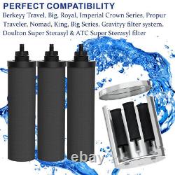 UV Gravity-Fed Water Filter System with3 Purification Filters Home Camping, 2.25G