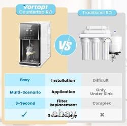 Vortopt Countertop Reverse Osmosis System-5 Stage UV RO Water Filter System