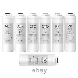 WP2-400GPD UV Alkaline pH+ Tankless Water Filter RO Reverse Osmosis System 400G