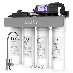 WP2-400 GPD 8-Stage UV Alkaline Reverse Osmosis Tankless Water Filter System pH+