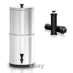 Water Filter System Stainless Steel Water Purifier 2.38 Gallons USA E5P8