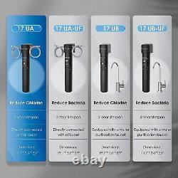 Waterdrop 17UA Under Sink Water Filter System and RF17 Water Filter, Reduces PFAS