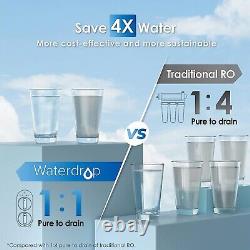 Waterdrop G2 Refurbished Reverse Osmosis Water Filter System, 7 Stage Tankless
