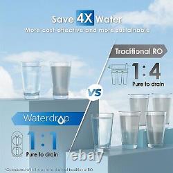 Waterdrop G2 Reverse Osmosis System, 7 Stage Tankless RO Water Filter System