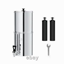 Waterdrop Gravity-fed Water Filter System, 2.25-gallon Stainless-steel Filter