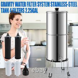 Waterdrop Gravity-fed Water Filter System NSF/ANSI 42&372 with 4 Filters 2.25Gal