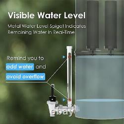 Waterdrop Gravity-fed Water Filter System, with 4 Filters, 2.25G Stainless-Steel