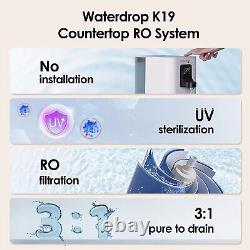 Waterdrop K19-S Countertop Reverse Osmosis System, 1.4 GPD RO Water Filter