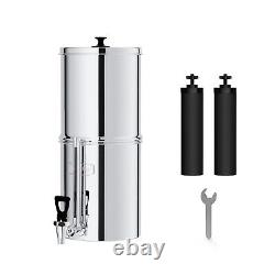 Waterdrop TK Gravity-fed Water Filter System, 2.25-gallon Stainless-steel System