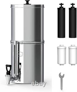 Waterdrop WD-TK-F Gravity-fed Water Filter System, 2.25-gallon Stainless-steel