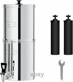 Waterdrop WD-TK Gravity-fed Water Filter System, 2.25-gallon Stainless-steel
