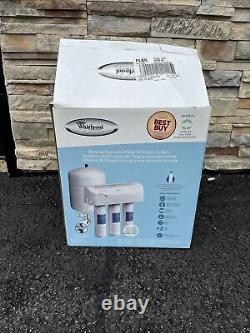 Whirlpool WHER25 3 Stage Under Sink Reverse Osmosis Water Filter System NOB