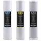 Whole House Heavy Metals Well Water Filter Replacement Set 3 Stage 20, 5 Micron