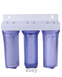 Whole House Water Filter System 2.5 x 10 Three Stage Filtration 3/4 Inlet