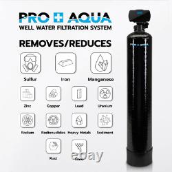 Whole House Well Water Filtration System Filters Iron Sulfur Manganese and More